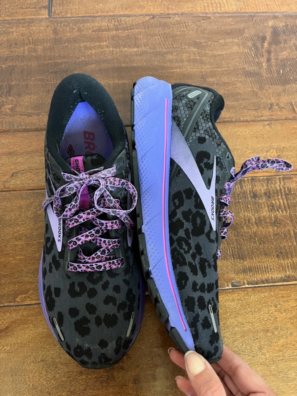 Brooks Women’s Running Shoes - Black and Purple - Picture 2 of 5